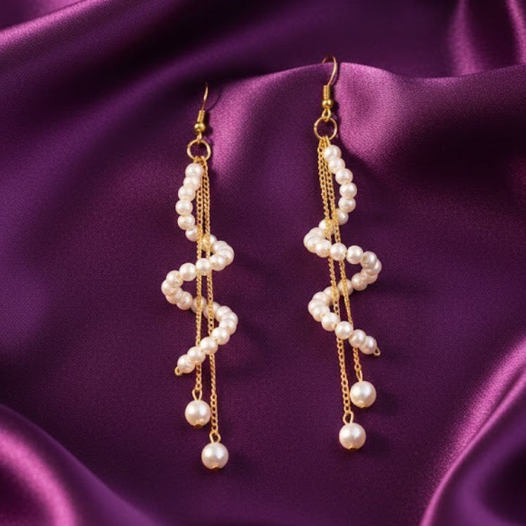 Pearl earrings