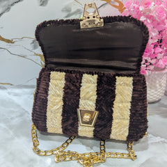 Vintage Mocha Chain Bag