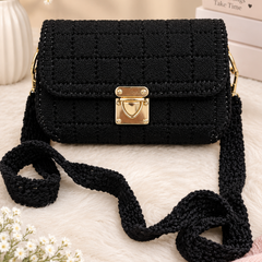 Midnight Wool Bag
