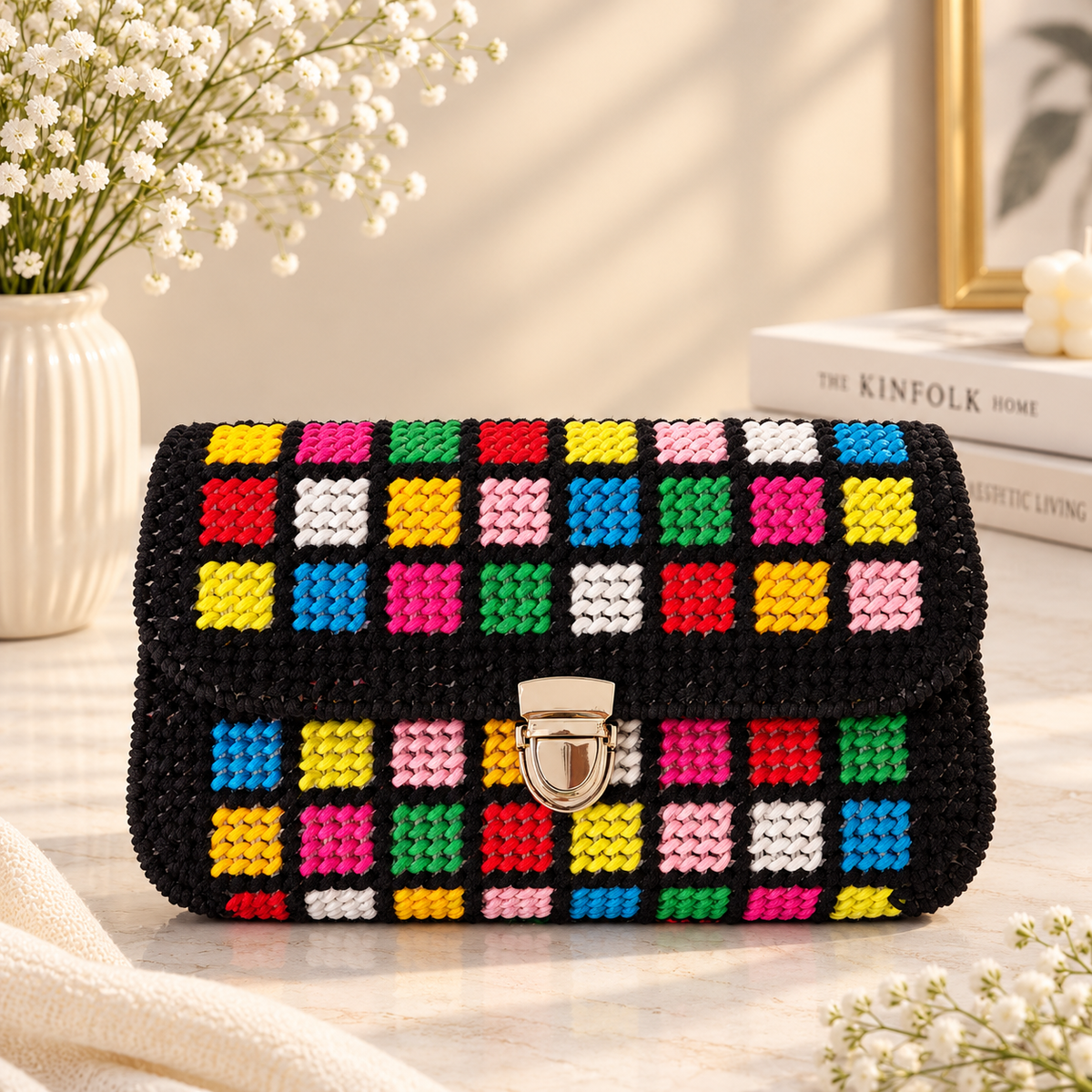 Colorful Wool Bag