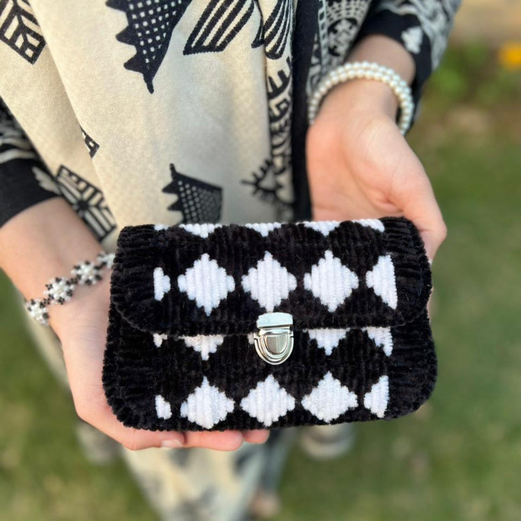Black and white patterned 