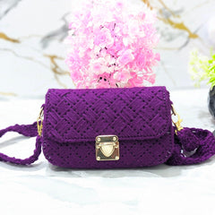 Royal Plum Weave Bag ✨